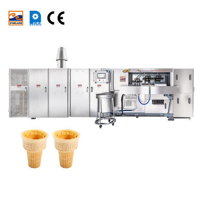 Video Technical Support Wafer Cone/ CUP Production Line Stainless Steel Equipment For Wafer Cone Manufacturing And Operation