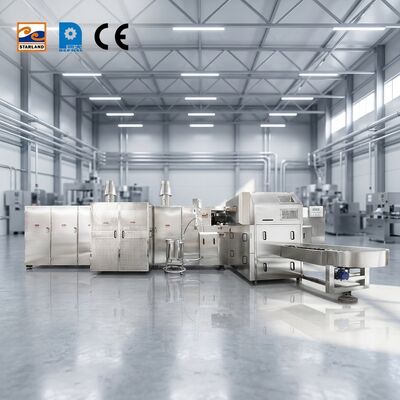 Production Of Ice Cream Cone Rolling Machine Voltage 220V380V Operation With Minimal Maintenance Requirements