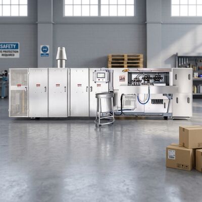Automatic Wafer Cone Production Equipment Providing Video Technical Support After Service To Maintain Consistent Product