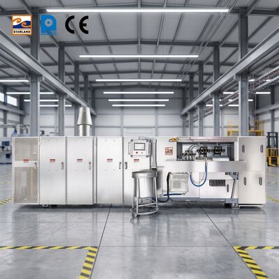 Automatic Wafer Cone Production Line Featuring Digital Display Temperature Control and PLC Control System for Consistent Output