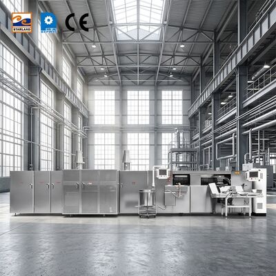 Automatic Egg Roll Production Line Featuring Automatic Waffle Roll Production Line To Enhance Production Efficiency