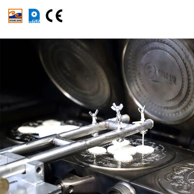 Stainless Steel Wafer Biscuit Production Equipment Integrated With PLC Control System Ensuring Consistent Product Standards