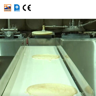 Stainless Steel Obleas Wafer Production Line Featuring PLC Control System And Video Technical Support After Service For Operation