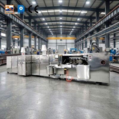 Stainless Steel Wafer Biscuit Machine Industrial Equipment For Production Of Crispy Wafer Biscuit In Food Processing Industry