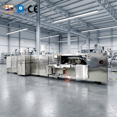 1.5kw Main Motor Specification Wafer Biscuit Production Line Stainless Steel Material Equipped With Video Technical Support
