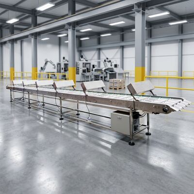 Marshalling Cooling Conveyor For Cone Production Line Automatic Streamlining Cone Manufacturing Operations
