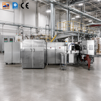 Video Technical Support Waffle Basket Production Line Stainless Steel Construction Equipment for Commercial Food Production