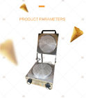 CE Gas Ice Cream Waffle Cone Maker Stainless Steel materials