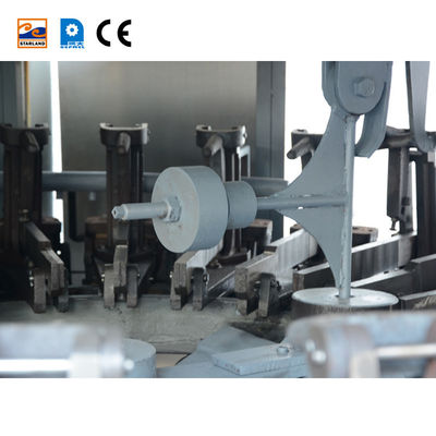 SS Large Scale Wafer Cone Maker Automatic Wafer Cone Production Equipment 0.75kw