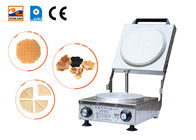 Small Unbonded Golden Ice Cream Cone Oven Cone Machine With One Year Warranty