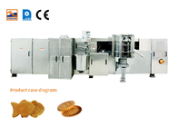 Multi Purpose Waffle Basket Sugar Cone Production Line With Patent Press Tower System