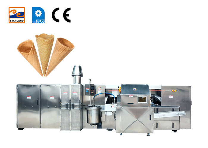 1.5hp 7kg / Hour Sugar Cone Production Line Food Making Machine