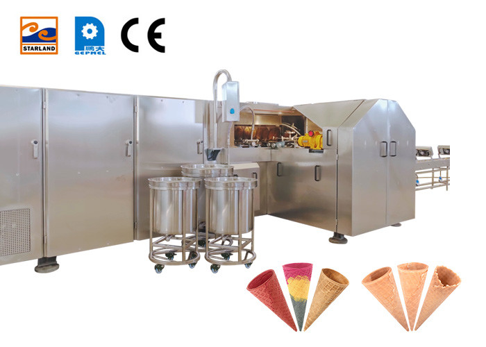 5kg / hour Rolled Sugar Cone Machine Automatic Ice Cream Cone Production Line