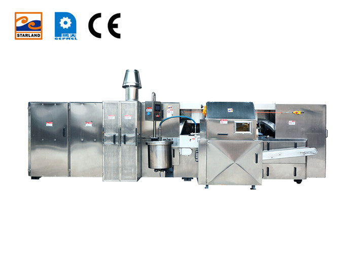 Rolled Sugar Cone Production Line Cookies Crispy Cone Making Machine