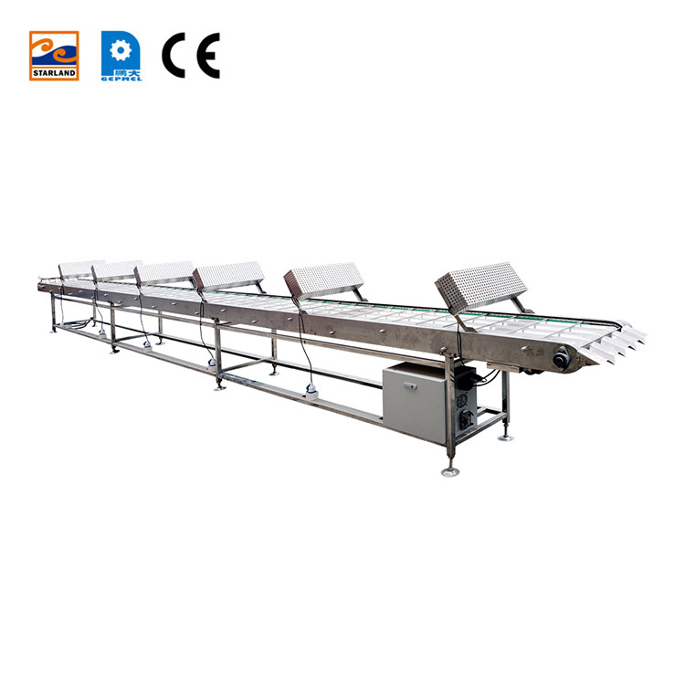 Food Marshalling Cooling Conveyor Stainless Steel Material