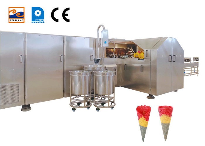 Automatic Ice Cream Cone Production Line Rolled Sugar Cone Machine