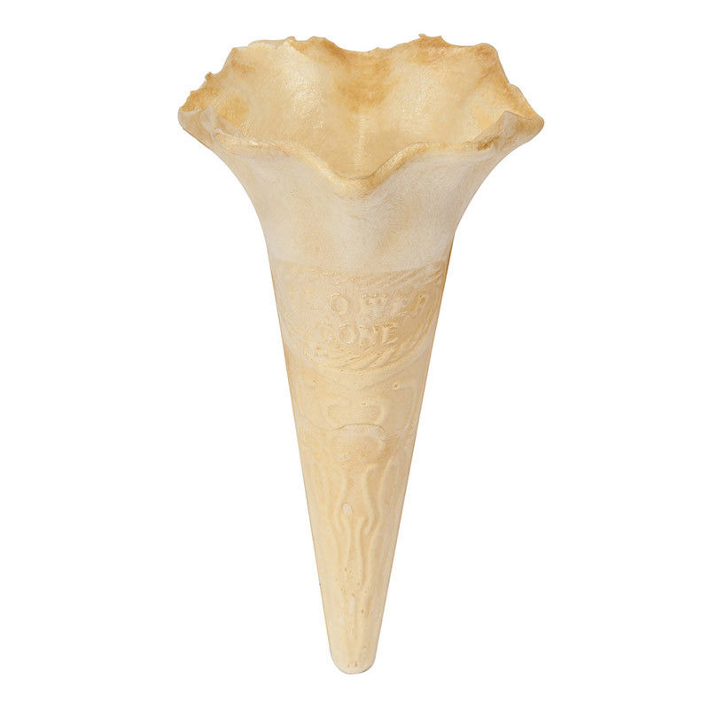 Fragrant Homemade Wafer Cones For Ice Cream Length 13CM Flower Shaped