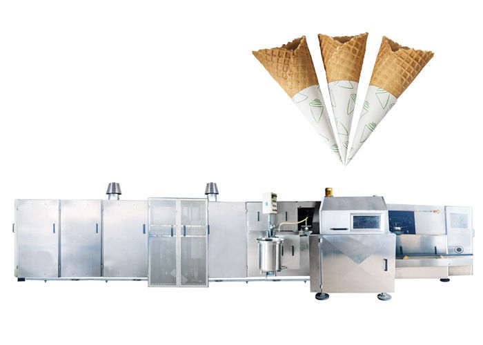 High Speed Sugar Cone Production Line For Corn Wafer Shell Waffle CE Approved