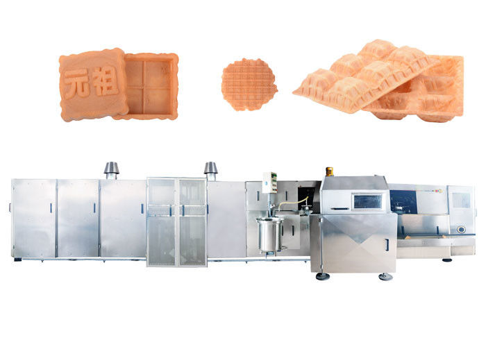 Automatic Rolled Waffle Cone Production Line With Gas System High Capacity