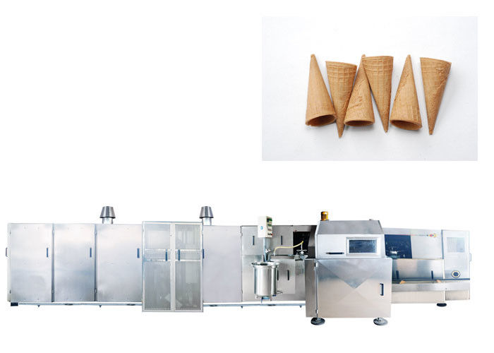 Automatic Ice Cream Cone Production Line 6000 Cones / Hour With 1 Year Warranty