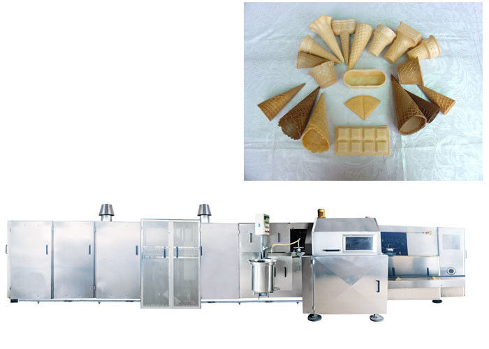 High Performance Ice Cream Cone Production Line With 9 - 10 Gas Consumption / Hour