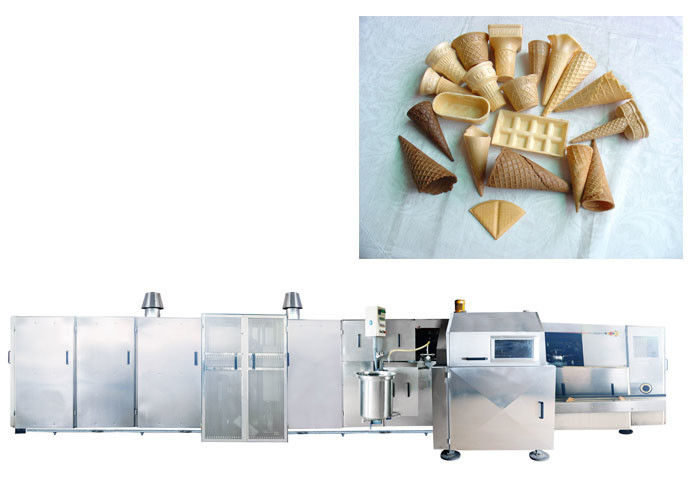Wafer Cone Ice Cream Making Equipment , High Capacity Ice Cream Production Process
