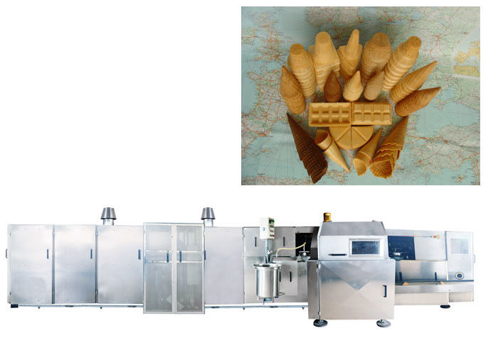 Full Automatic Sugar Cone Production Line For Making Waffle Cup / Bowl CE Approved