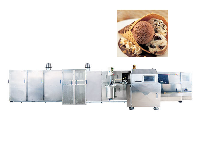 Nozzle Type Ice Cream Wafer Cone Production Line 3500 Standard Cones / Hour