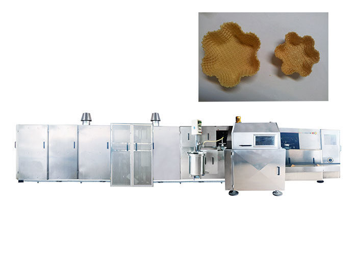 CE Wafer Making Machine , Ice Cream Manufacturing Equipment With Fast Heating Up Oven