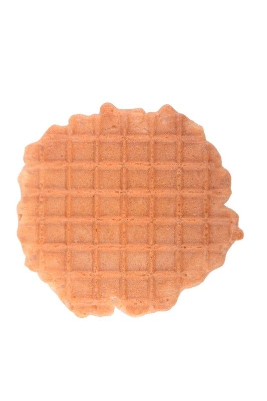 Flower Shaped Ice Cream Related Production , 118 - 120mm Length Chocolate Waffle Cones