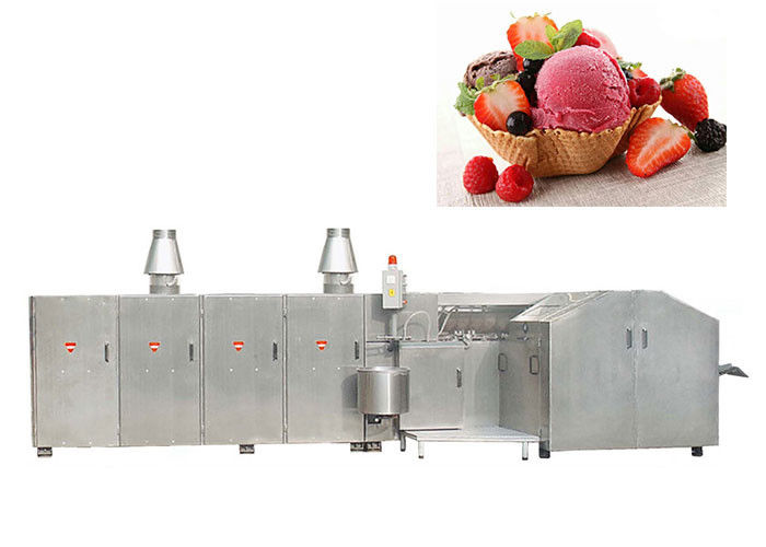Customized Waffle Basbet Production Line With Pressing Tower System