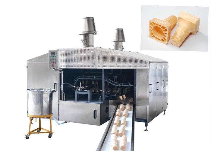 Commercial Waffle Cone Maker , High Power Ice Cream Cone Making Machine 0.75kw