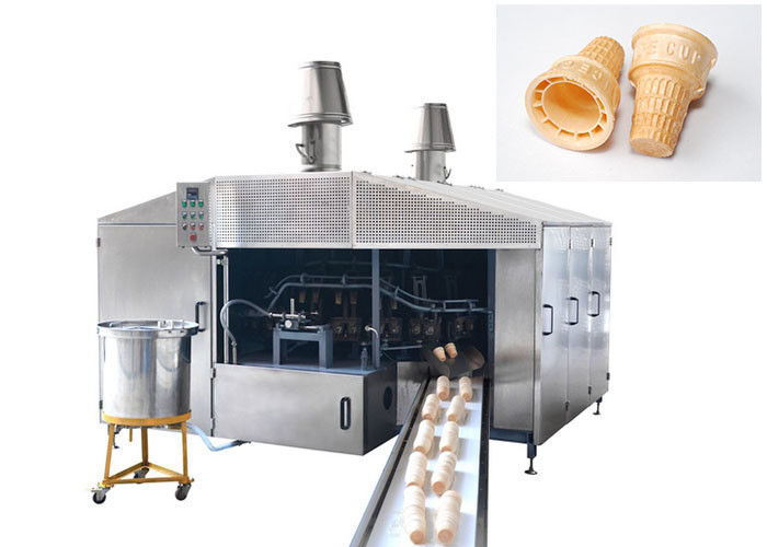 High Performance Electric Wafer Cone Production Line With 4 - 5 LPG Consumption / Hour