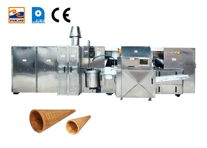 Automatic Rolled Biscuit Sugar Cone Making Machine Commercial Ice Cream Cone Machine