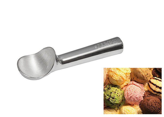 Hard Silver Heated Ice Cream Scoop Sugar Cones With Antifreeze , CE Standard