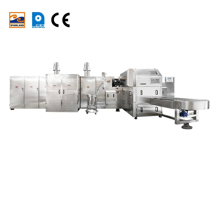 Adjustable 1.5KW Stainless Steel Ice Cream Cone Production Plant With CE