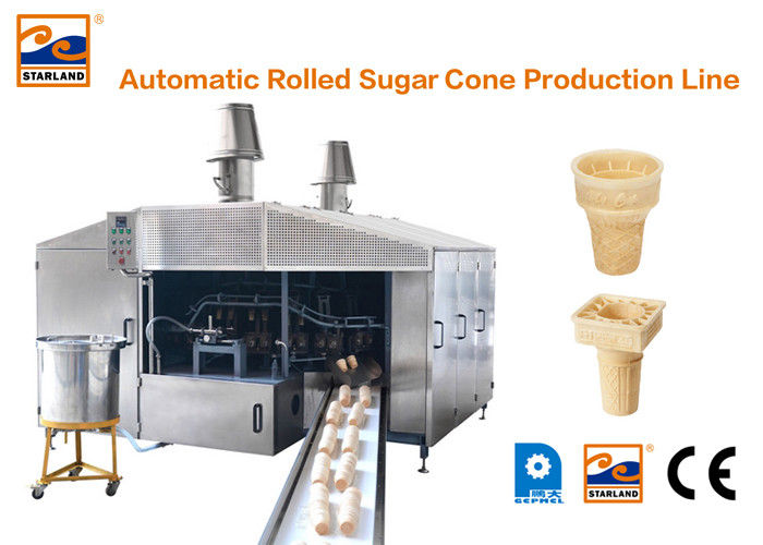 Automatic Wafer Cone Production Line Without Timing Device 1.0hp 0.75kw