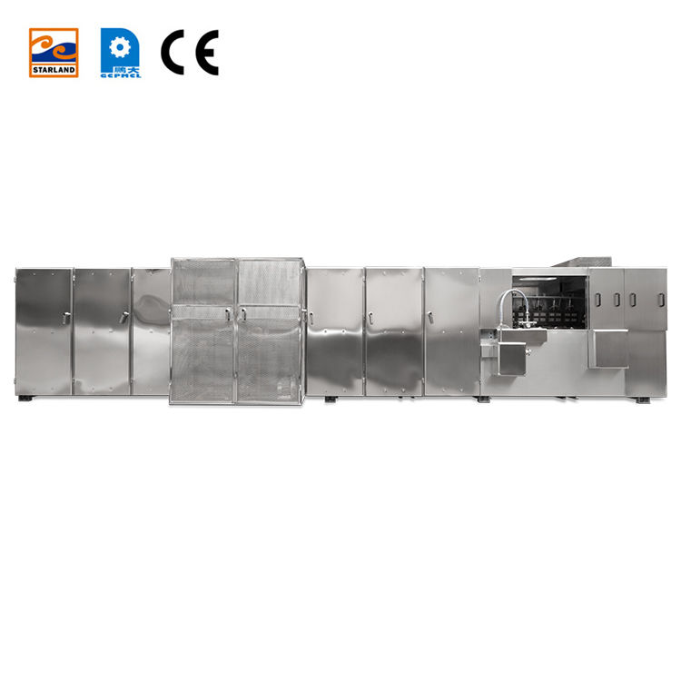 Customized Wafer Biscuit Production Line With PLC Control System And Video Technical Support After Service