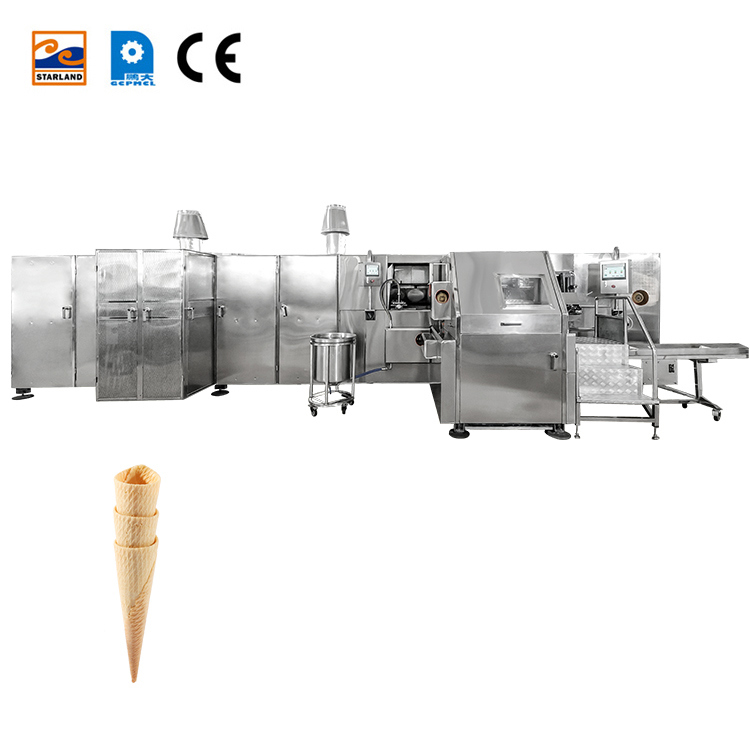 Stainless Steel Ice Cream Cone Assembling Line For Commercial Applications And Precise Production