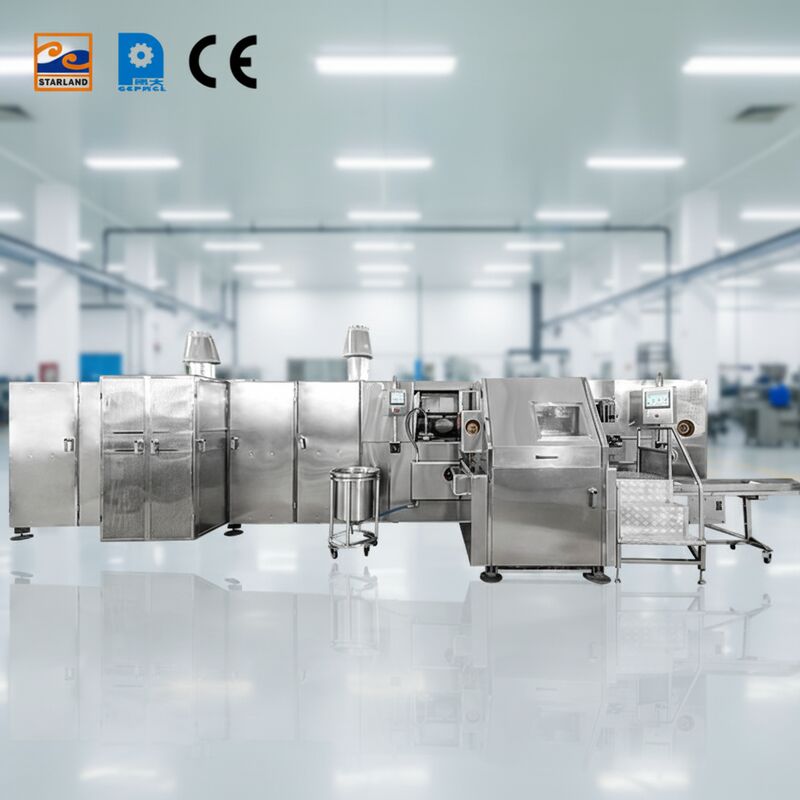 Full Automatic Biscuit Baking Machine Accelerating Production Of Barquillo Cone Designed For High Output Biscuit Factories