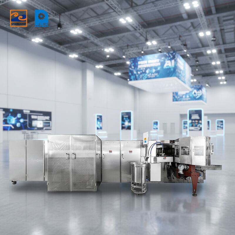 PLC Control System Waffle Basket Production Line Stainless Steel Frame Equipment Providing Workflow And Reduced Downtime