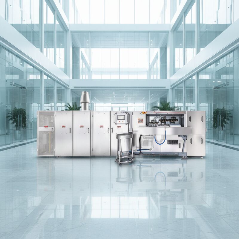 Automatic Wafer Cone Machine Made From Stainless Steel Perfect For Continuous Production Of Delicious Crispy Wafer Cones