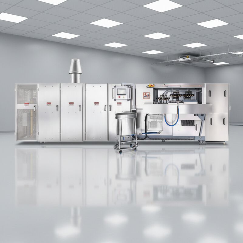 Stainless Steel Wafer Cone Production Line Automatic Operation Featuring PLC Control System For Wafer Cone Manufacturing