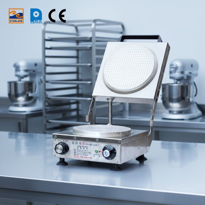 Semi Automatic Commercial Cone Baker Baking Precision For Cone Production