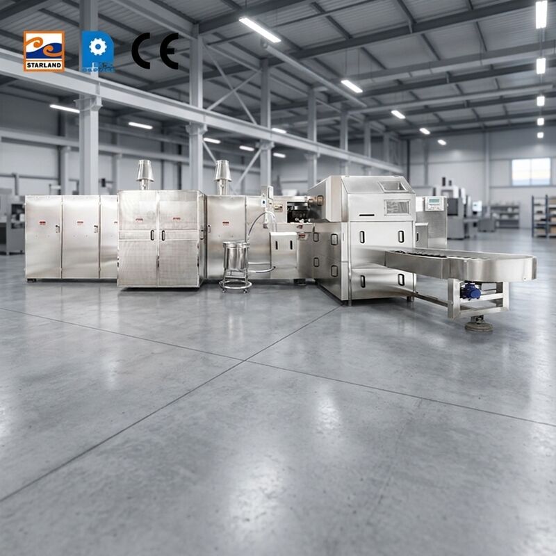 Full Automatic Roller Sugar Cone Production Line 220V 380V Automatic Rolled Sugar Cone Production Line For Manufacturing