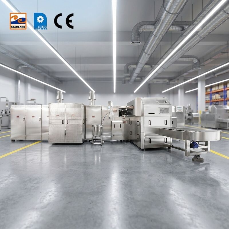 Industry Assembly Line Roll Sugar Cone Production Line For Large Scale Production