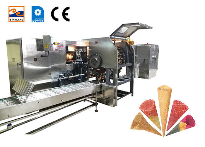 Multi - Function Ice Cream Cone Production Line 220V 15kg / Hour