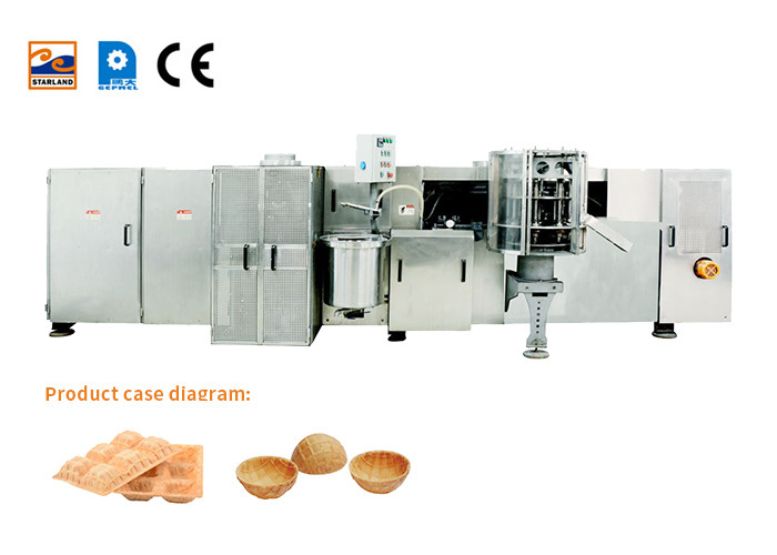 Automatic Waffle Basket Production Line With After-Sales Service , Stainless Steel Material.