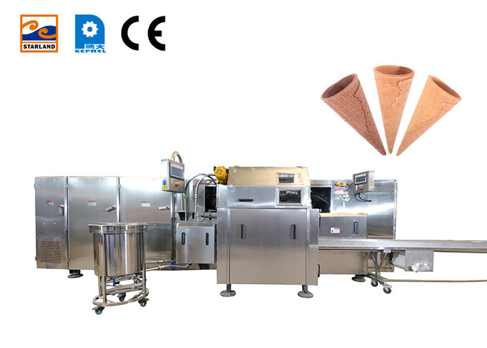 Fully Automatic Multifunctional Sugar Cone Production Line， 71 240X240 Mm Baking Templates .