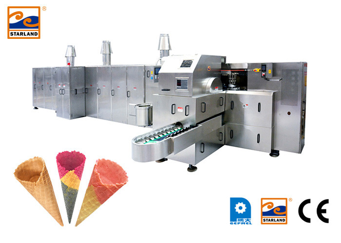 Automatic Multi Functional Roll Type Waffle Cracker Production Line , 93 Pieces Of 240*240mm Baking Template .